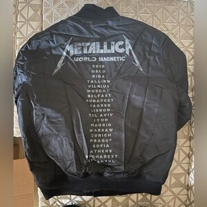 H&M Metallica Bomber Jacket XL